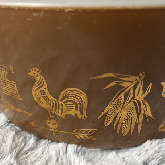 Vintage Pyrex Ovenware - Early American - set of 3 - Picture 6 of 9